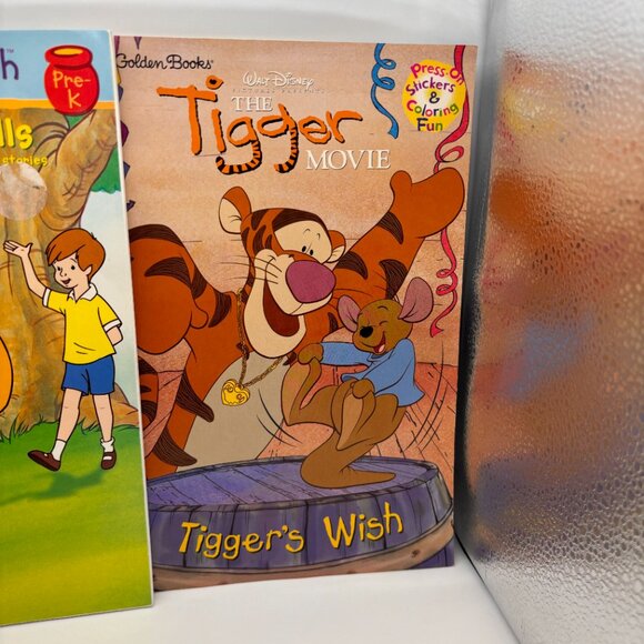Disney Winnie the Pooh & Friends Pooh Tigger Educational Work Books w/ Stickers - Picture 3 of 11